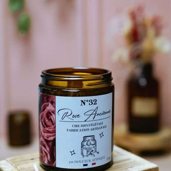 Bougie - Rose ancienne